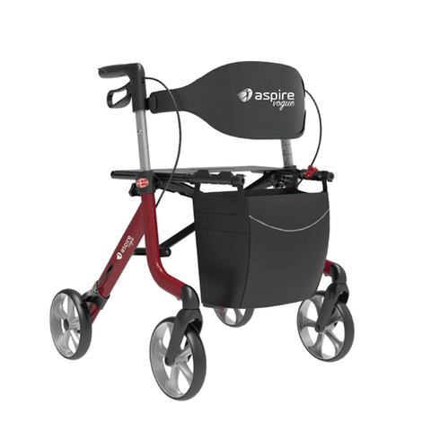 Vogue Super Lightweight 2 Mobility Wheelie Walker - Red V346-WAF705310RE