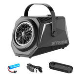 Bubble Machine Automatic Minute Big Bubbles Blower Maker for Outdoor Birthday Parties Black V1263-JX-7295-2