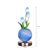 Yellow Tulip Night Light with Realistic Bouquet - Dreamy Planet LED Mood Lamp for Bedroom Decor with V888-ELOSUNG23762