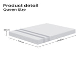 20cm Queen Reversible Gel Memory Foam Mattress BedStory Medium Soft & Firm XFGH-MA-G-MF-20-Q-WH