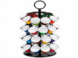 Coffee Pod Carousel Holder, 4-Tier Rotating K Cup Holder Compatible with 40 Cup Pods, Coffee Bar V1192-AZ-W-18425