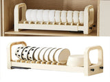 Dish Plate Drying Rack Expandable Plastic Kitchen Dish Stand Holder Plate Organizer for Kitchen V1294-YM0901-3118230260211