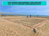 Professional Court Boundary Lines Beach Volleyball Beach Foot Volley Badminton V63-920961