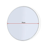 70cm Round Wall Mirror Bathroom Makeup Mirror by Della Francesca V63-833681