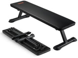 Flat Weight Bench, Foldable Strength Training Bench, Utility Workout Bench for Full Body Workout, V952-JZZBGPB00000I783BV0