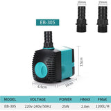 Aquarium Circulating Water Pump Fish Pond Pump Aquarium Side Suction Pump 25w V1237-ZY-528-299