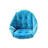 Office Chair Seat Cushion Comfortable Soft Easy to Clean Warm Velvet Back Cushion Beige V1294-YM0901-WV985161