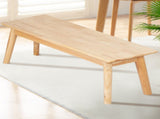 Levede 1XDining Chairs Bench Chair Seat Nature CH1066-NT