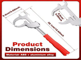 13 Inches Adjustable Wrench with ABS and Aluminum Alloy for Home Bathrooms Kitchen Toilets Garages V1366-AZ2-W-15018