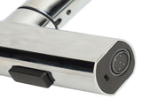 Waterfall Kitchen Faucets 3 Modes Waterfall Stream Sweep 360&deg Rotatable Pullout Sprayer Single V1294-YM0901-3112240023611