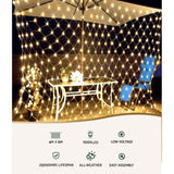 1000 LED Christmas Lights 4mx6m Net String Light Warm White Jingle Jollys XMAS-NE1000-4X6-WARM