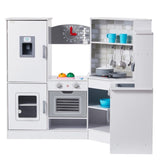 Kitchen Playset Kids Pretend Cooking Play Toy 24 Piece Accessories White V952-ZTCFWJTZBSZJNRNQAV9