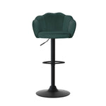 Artiss 4x Bar Stools Gas Lift Velvet Green BA-K-9968-GNX4