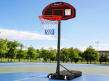 Everfit 2.1M Basketball Hoop Stand System Adjustable Portable Pro Kids Black BAS-HOOP-210-L-BK