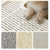 Feandrea Cat Litter Tray with Lid and Door Beige and Black PPT001W01 V227-3309641002990