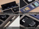Business Portfolio A4 Padfolio Document Folder,Briefcase Notebook Planner Personal Organizer with V1370-AZ4-21094