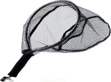 Fly Fishing Net with EVA Handle, Ice Landing Nets CNC Aluminum Alloy Frame, Rubber Coated Mesh Trout V1259-DP01-A-1464