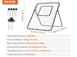 Baseball And Softball Rebounder Net, 4 x 6 Feet PitchBack Baseball Nest for Pitching and Fielding V952-BQHDWPWJDKD4HE1Z4V0