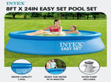 Intex 28108AU Easy Set Above Ground Swimming Pool 2.44m x 61cm A28108