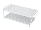 Cup Organizer Rack Double Layer Space Saving Removable Tray Cup Drying Rack for Home Large Size V1294-YM0901-3118230310111