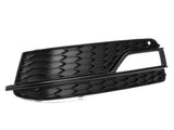Fog Light Grille for Audi A5 S5 2013-2016 Compatible with 8T0807681K Bumper V1188-CAWW-19931-1