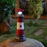 Retro Solar Lighthouse Lamp, Rotating Light & Shadow, Ambiance Essential for Patio & Camping V1385-TYLDT-WU-925-005