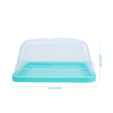Sky-Blue Portable Cake Carrier with Lid and Handle, Round Cake Stand, Dome Cake Storage Box for V1192-AZ-W-28529