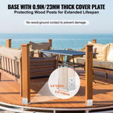 152.4x152.4 Post Base, 10Pcs Stainless Steel Post Anchor Bracket, V952-BBLZDZ6X6INCJSW8JV0