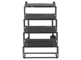 Dog Stairs for Car, 4 Steps Extra Wide Foldable Dog Ramp for Large Dogs with Non-Slip Surface, V952-KZDGLTEKJCDJEVRSN001V0