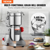 VEVOR 750g Commercial Spice Grinder Electric Grain Mill Grinder High Speed V952-DDDPSGWYMJ75VR7JBV3