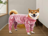 Bobasndm Turtleneck Dog Clothes,Autumn Winter Dog Jumpsuit Coat,Winter Soft Warm Flannel V1189-WXFWAL-20260319-01054