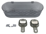 Bathroom Cup Storage Holder Multifunctional Water Resistant Plastic Efficient Drainage V1294-YM0901-3112240066812