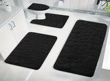 Kdkad Bathroom Rugs Sets 4 Piece, Non Slip Memory Foam Bathroom Rugs, Machine Wash Bathroom Mat Set, V1189-WXFWAL-20260326-01928