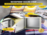 NEMA Steel Enclosure, 20 x 20 x 6'' NEMA 4X Steel Electrical Box, IP66 Waterproof & Dustproof, V952-DQXJSTCFS50X50X15V0