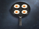 Nonstick Omelette Pan, Black, Long Heat-Resistant Handle, Fast Soaking, for Kitchen 1Pc V1366-AZ2-W-23779