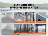 Double Reflective Insulation Roll, Foam Core Radiant Barrier, 5.5mm 48 in x 50 ft, Double-Sided V952-LBPEFPMXRFSFWQVT4V0