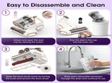 Blue and Gold Wireless UV Mattress Vacuum and Handheld Mite Removal Vacuum - Portable Bed V888-ELOSUNG52223