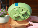 Hanging Double Chain Hanging Basket Planter Home Balcony Indoor Automatic Water Absorbing Basin V1294-YM0521-230208LD01-9