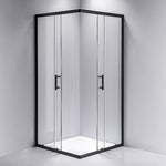 800 x 900mm Sliding Door Nano Safety Glass Shower Screen By Della Francesca V63-829431