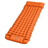 Self-inflating mattress for camping beach hiking, waterproof lightweight tear-resistant with foot V1188-MS-325-0720