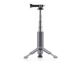 Portable Sport Camera Holder Stand Selfie Stick Mini Tripod for DJI OSMO Action Silver Grey V1263-JX-1280