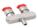 Dual Pressure Nozzle Stainless Steel with 1/4 Quick Connect 2 Color Nozzle 2 in 1 Pressure V1294-YM0901-3111240207511