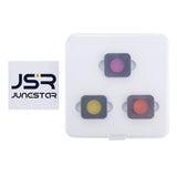 3-In-1 Snap-On Lens Filter For Gopro Hero6 / 5 - Red Yellow Purple PRL-6987ACD