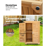 Gardeon Portable Wooden Garden Storage Cabinet FF-WD-SB-95