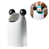 Trash Can Slanted Lidless Plastic Large Capacity Creative Garbage Container for Office Kitchen V1294-YM0901-3117230443511
