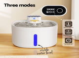 i.Pet Pet Water Fountain Feeder Dispenser Filter Dog Cat Drinking Automatic 2.6L PET-FEEDER-SMART-WH