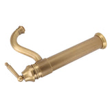 High Sink Faucet Copper Retro Industrial Single Handle Cold Hot Water Mixer Tap for Above Counter V1294-YM0626-3112220095011