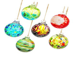 6PCS Hand Blown Glass Ornament Balls Decorative Hanging Gazing Glass Friendship Balls Ornament for V1294-YM0901-3115240112911