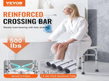 Shower Chair, Adjustable Height Shower Stool with Crossbar Support, Shower Seat for Inside Shower or V952-LYDFXLHJPEWFYGW6TV0