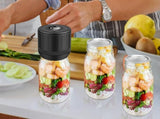 Electric Mason Jar Vacuum Sealer Kit for Food Storage and Preservation V1263-JX-6668
